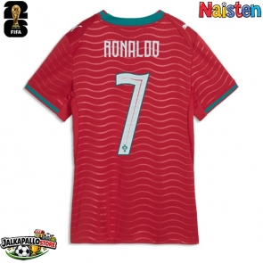 Portugali Cristiano Ronaldo #7 Kotipaita Naisten MM-kisat 2026 Lyhythihainen
